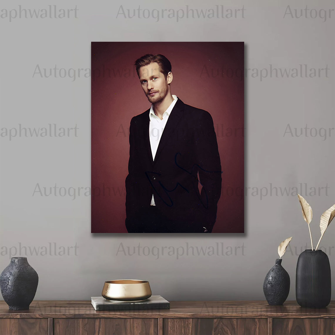 ALEXANDER SKARSGARD signed autographed 8x10 photo