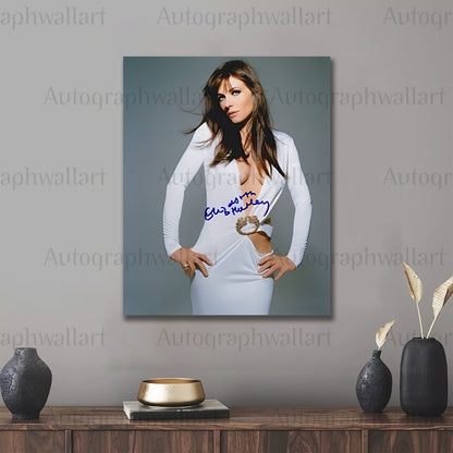 ELIZABETH HURLEY signed autographed 8x10 photo