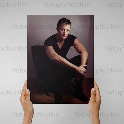 Alexander Skarsgård Autographed Canvas Wall Art – Limited Edition