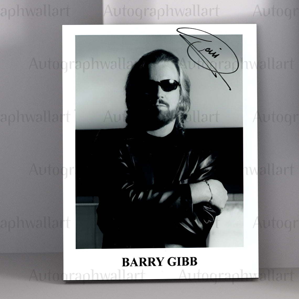 BARRY GIBB signed autographed 8x10 photo