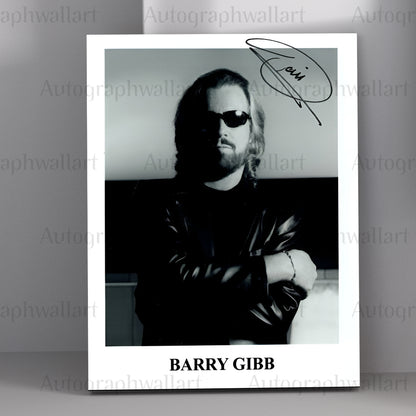 BARRY GIBB signed autographed 8x10 photo