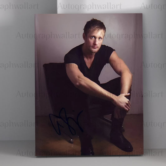 Alexander Skarsgård Autographed Canvas Wall Art – Limited Edition