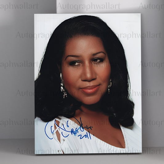 ARETHA FRANKLIN signed autographed 8x10 photo