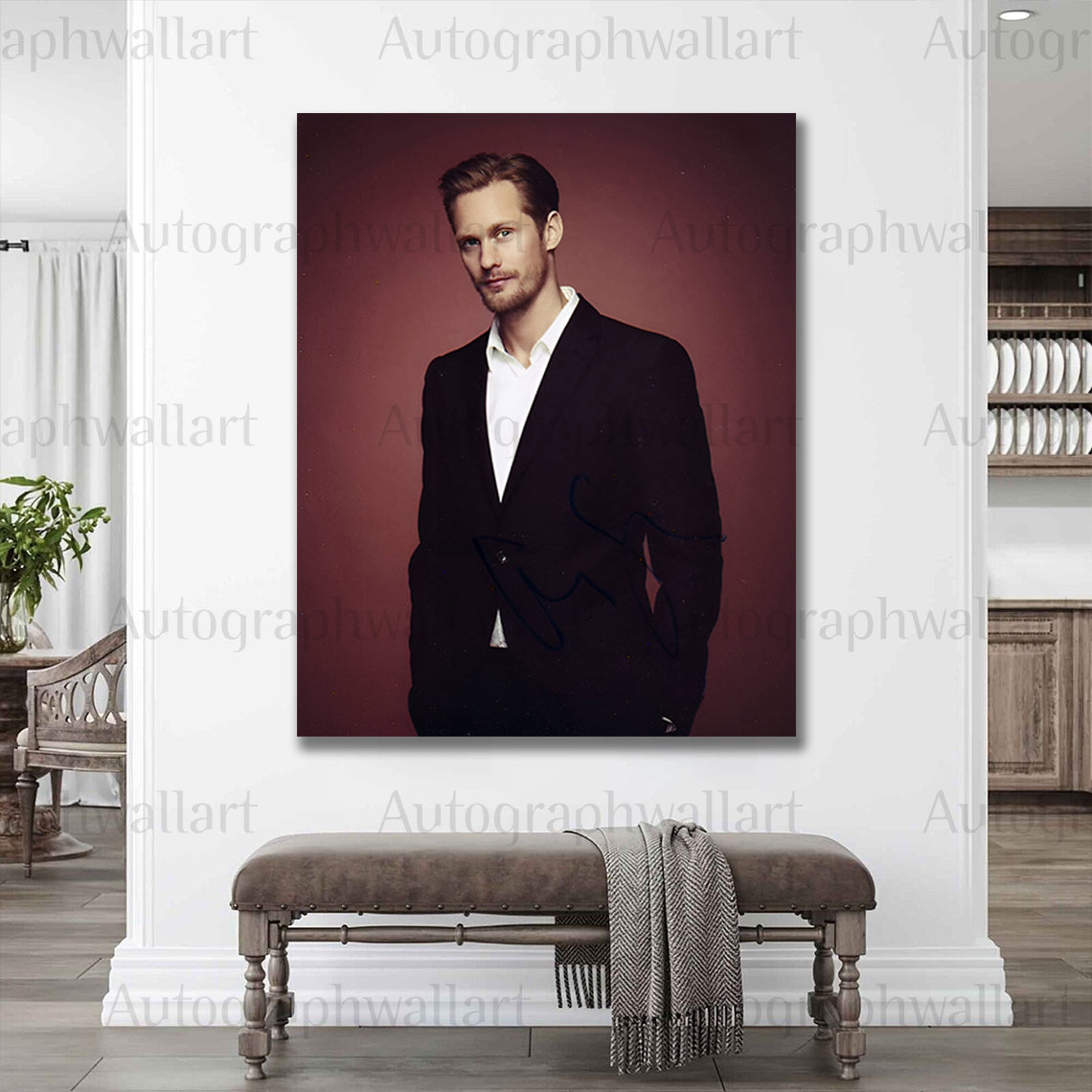 ALEXANDER SKARSGARD signed autographed 8x10 photo