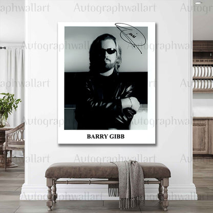 BARRY GIBB signed autographed 8x10 photo