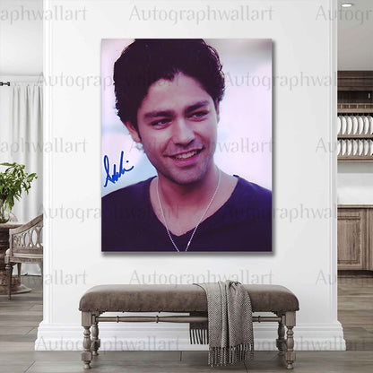 Adrian Grenier Autographed Canvas Wall Art – Limited Edition