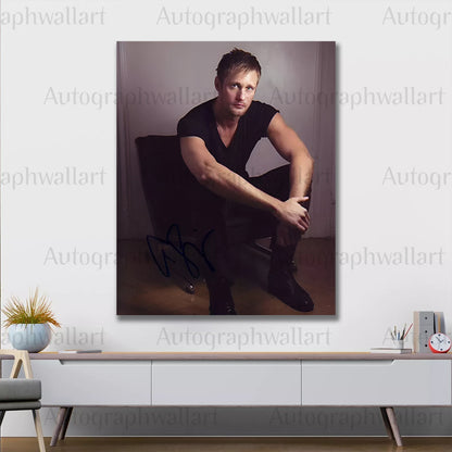 Alexander Skarsgård Autographed Canvas Wall Art – Limited Edition