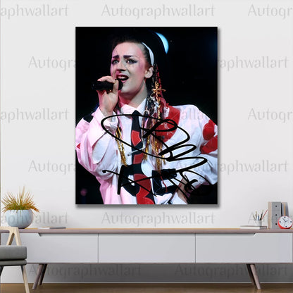 Boy George Autographed Canvas Wall Art – Limited Edition