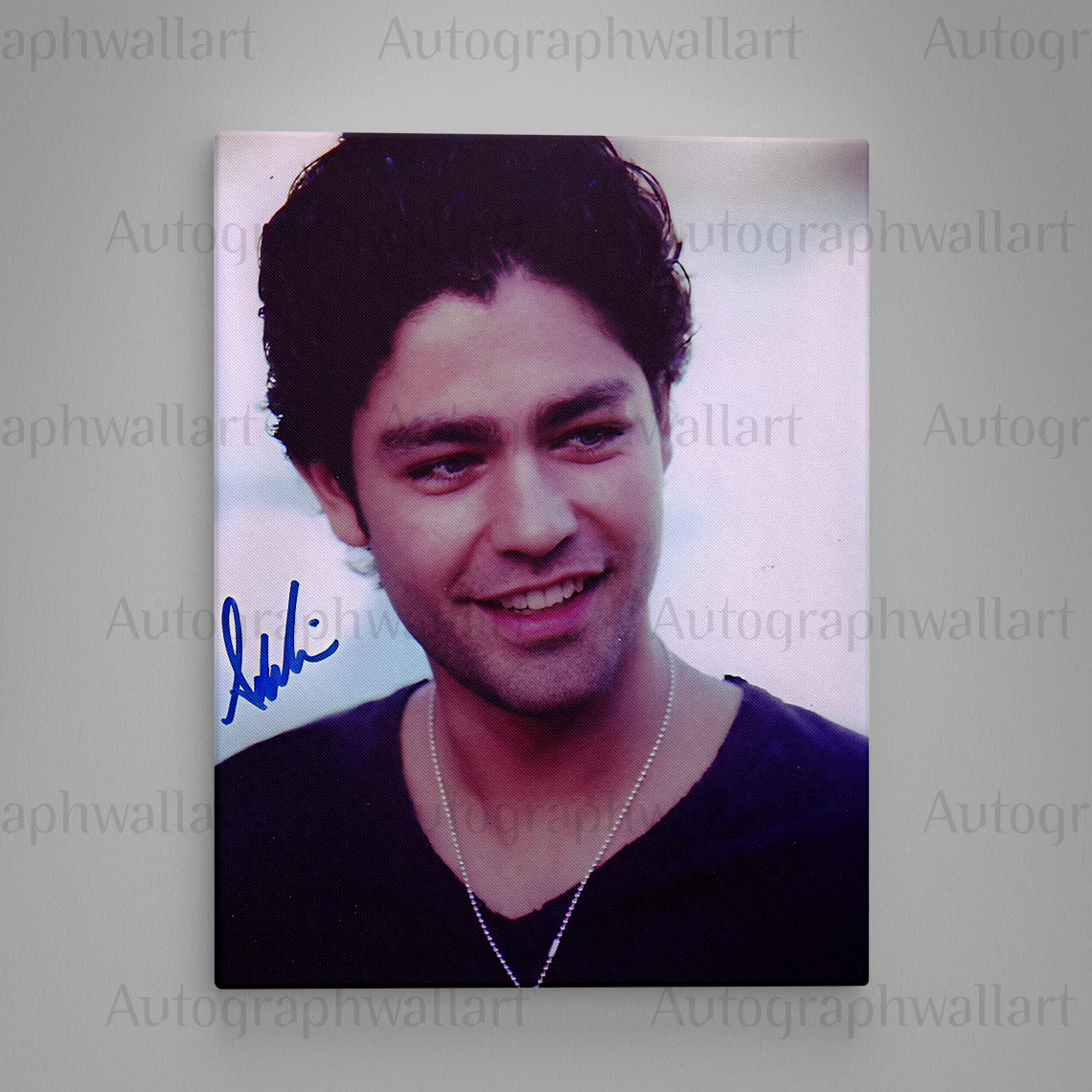 Adrian Grenier Autographed Canvas Wall Art – Limited Edition