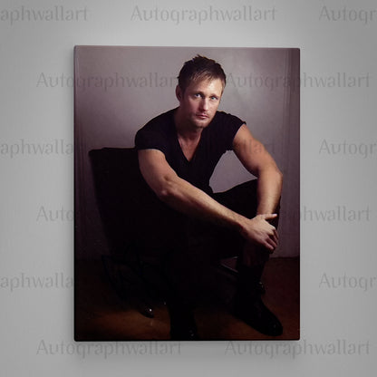 Alexander Skarsgård Autographed Canvas Wall Art – Limited Edition