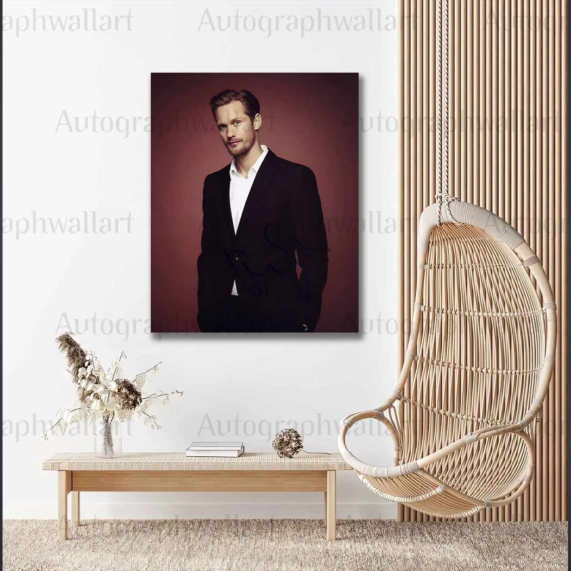 ALEXANDER SKARSGARD signed autographed 8x10 photo