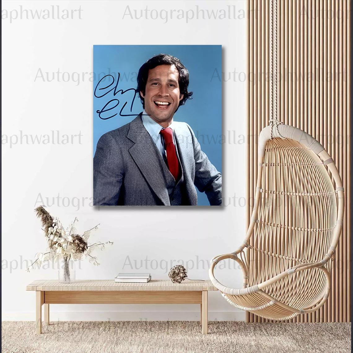 CHEVY CHASE signed autographed 8x10 photo