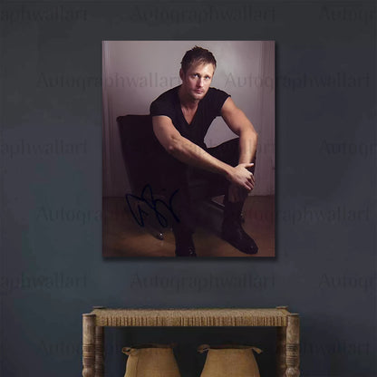 Alexander Skarsgård Autographed Canvas Wall Art – Limited Edition