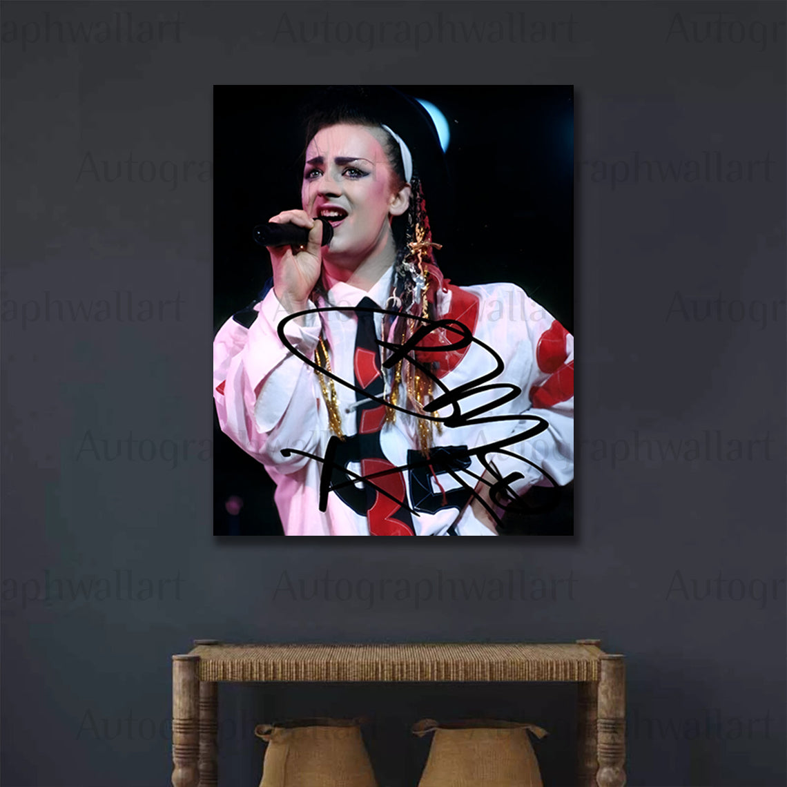 Boy George Autographed Canvas Wall Art – Limited Edition