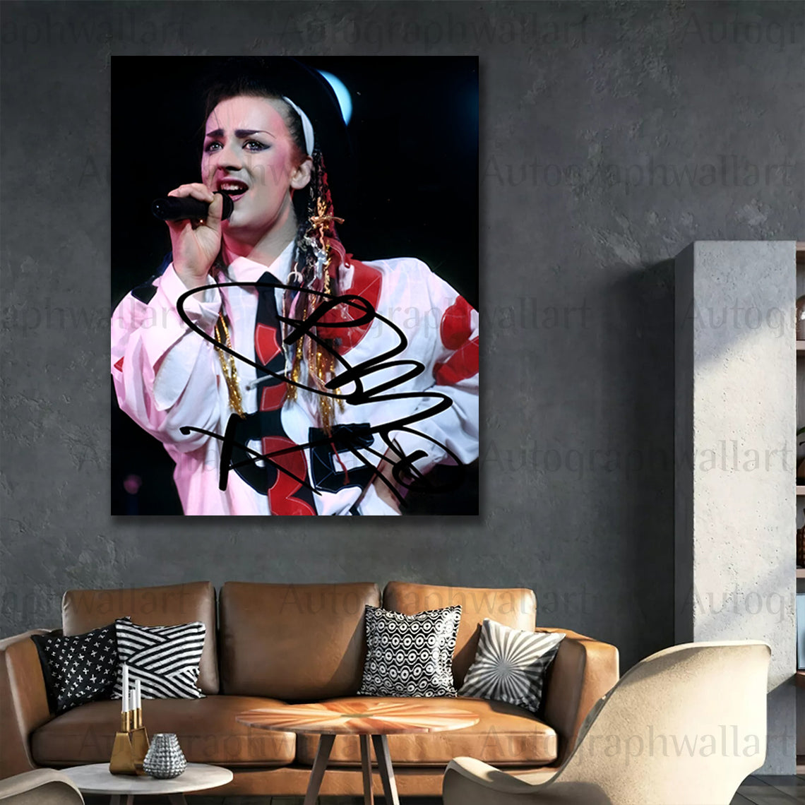 Boy George Autographed Canvas Wall Art – Limited Edition