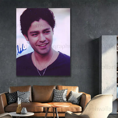 Adrian Grenier Autographed Canvas Wall Art – Limited Edition