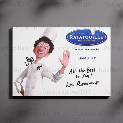 LOU ROMANO signed autographed 8x10 RATATOUILLE LINGUINE photo