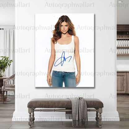 Adrianne Palicki Autographed Canvas Wall Art – Limited Edition Signed Memorabilia